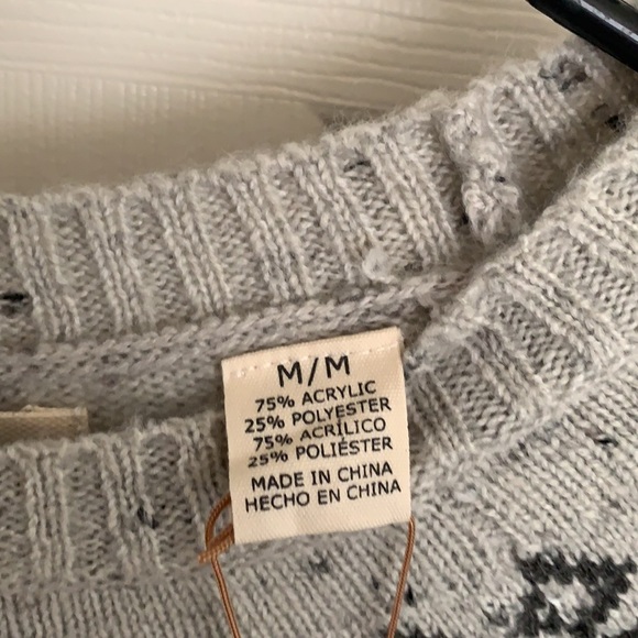 WEATHERPROOF VINTAGE Women’s Light Grey Sweater - Picture 4 of 6